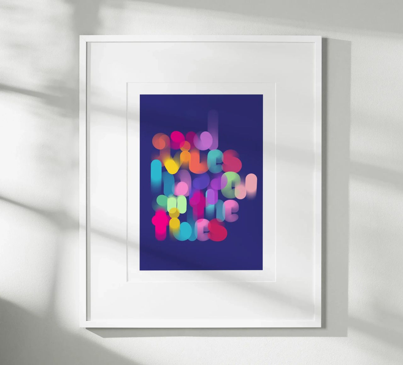 Good vibes happen on the tides poster de LIMITED EDITION LETTERS