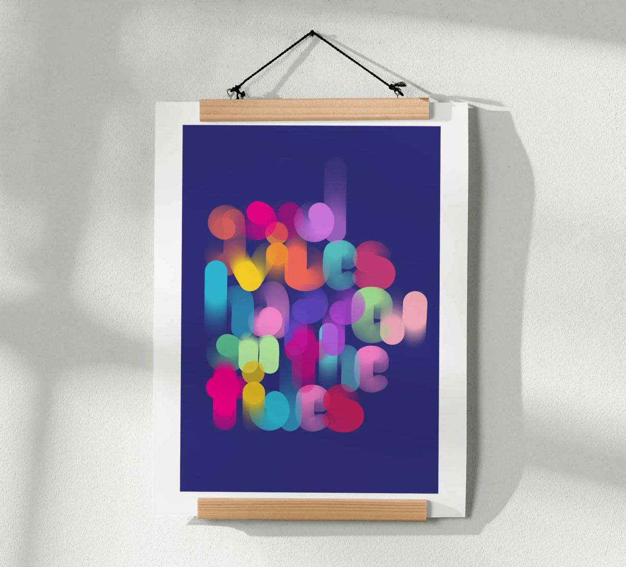 Good vibes happen on the tides poster de LIMITED EDITION LETTERS