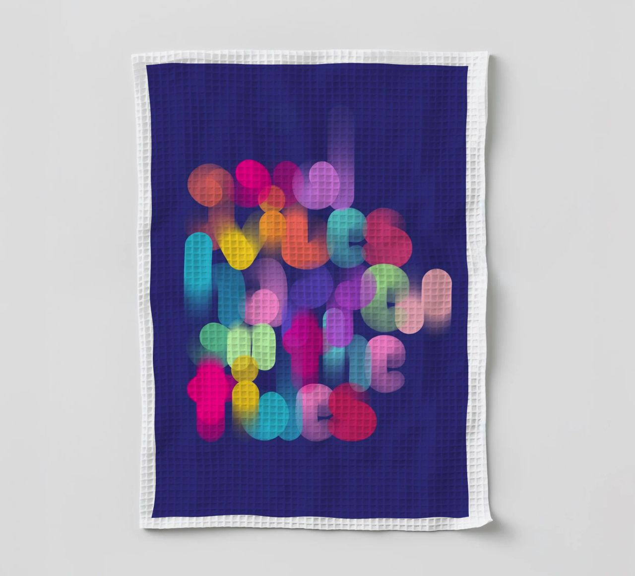 Good vibes happen on the tides torchon de LIMITED EDITION LETTERS