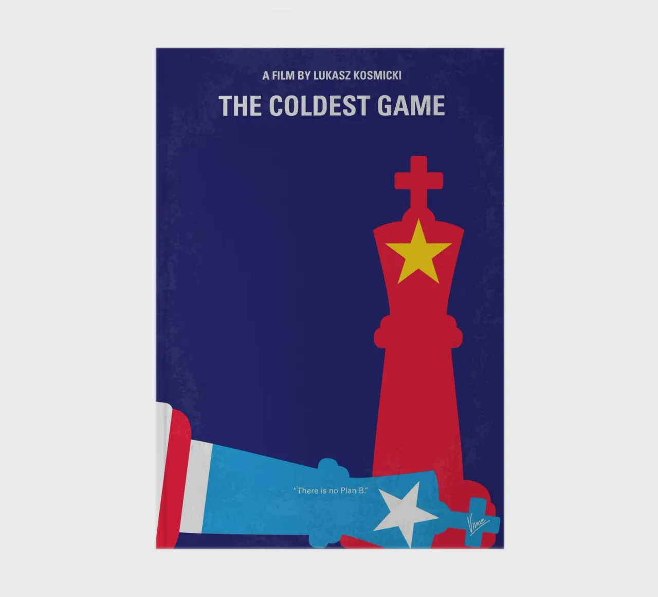 No1179 My The Coldest Game minimal movie poster diario da Chungkong