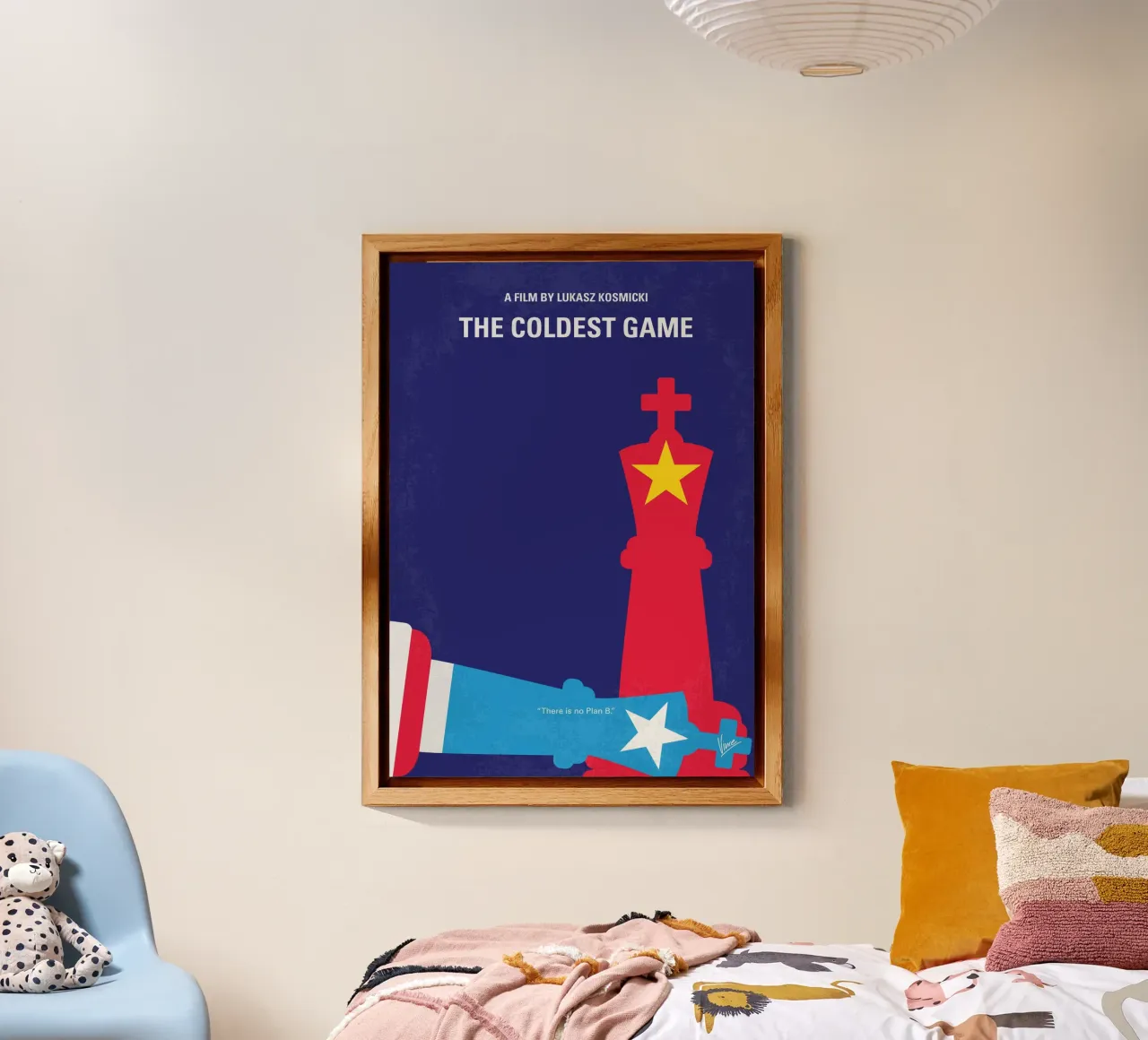 No1179 My The Coldest Game minimal movie poster pannello forex da Chungkong
