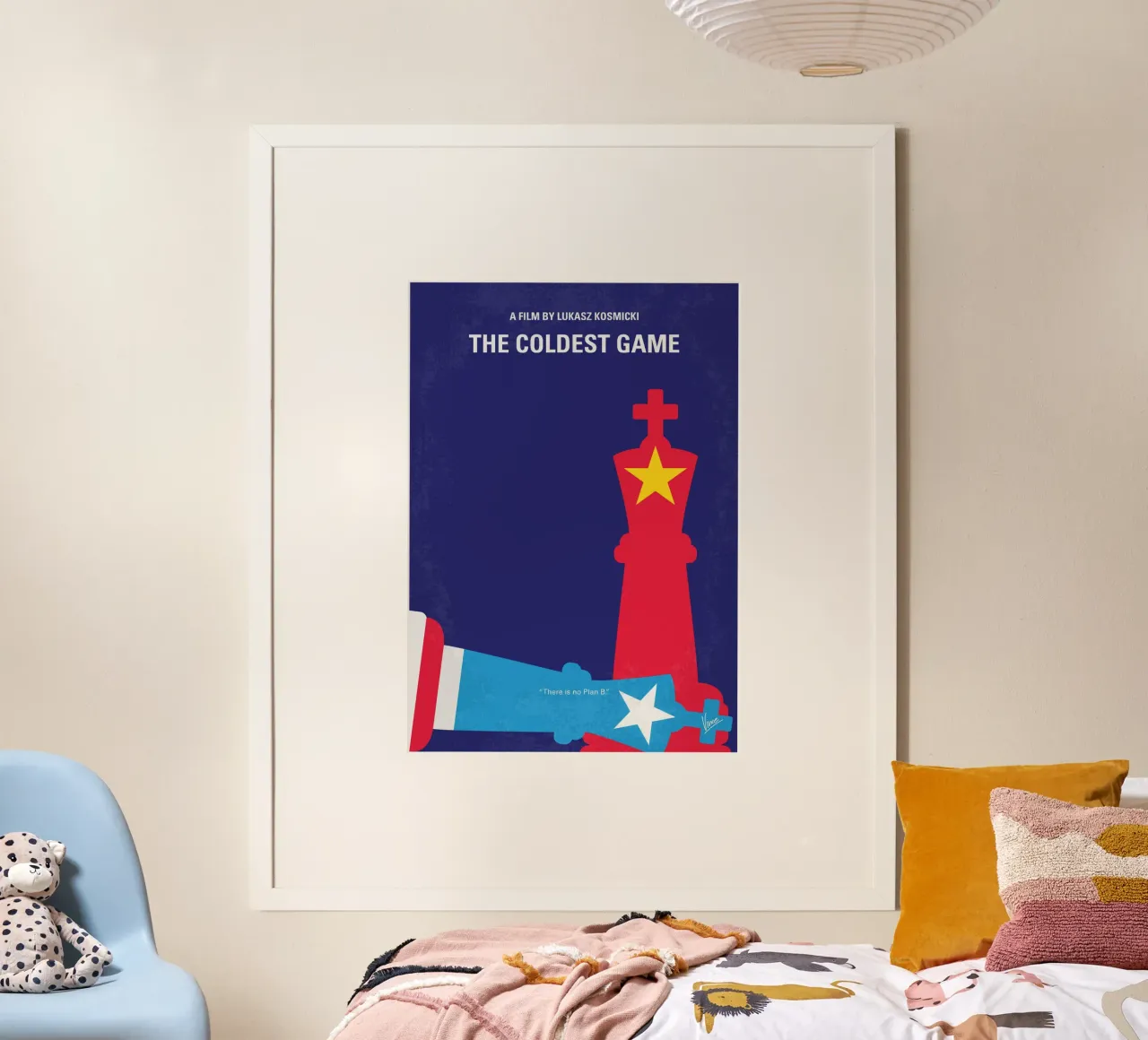 No1179 My The Coldest Game minimal movie poster poster da Chungkong