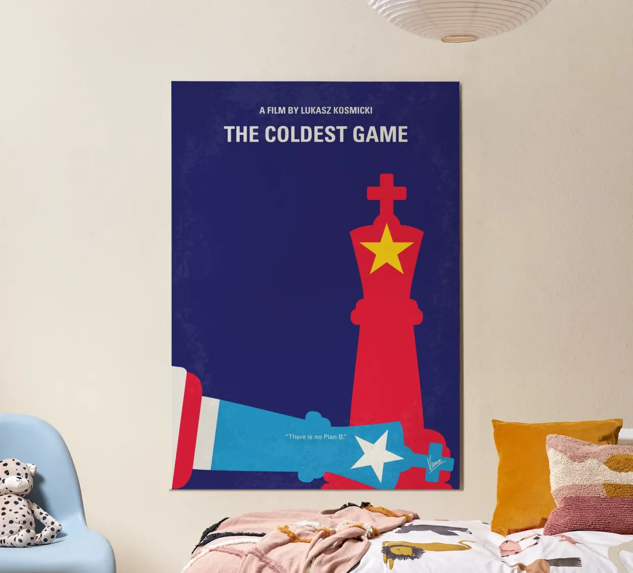 No1179 My The Coldest Game minimal movie poster poster da Chungkong