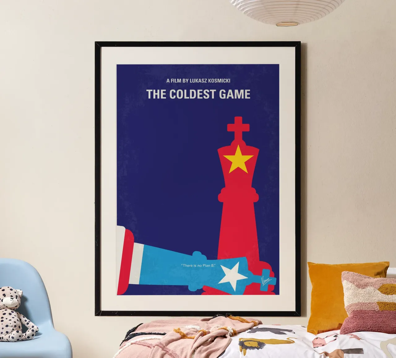 No1179 My The Coldest Game minimal movie poster poster da Chungkong