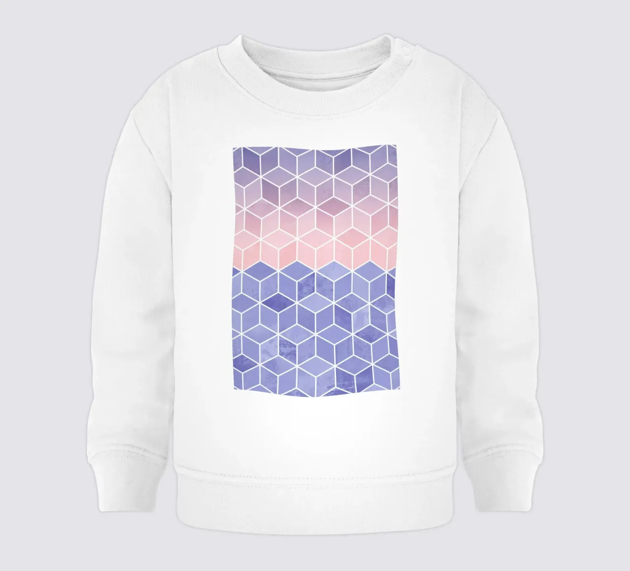 Rose Quartz and Serenity Cubes felpa neonato da Elisabeth Fredriksson