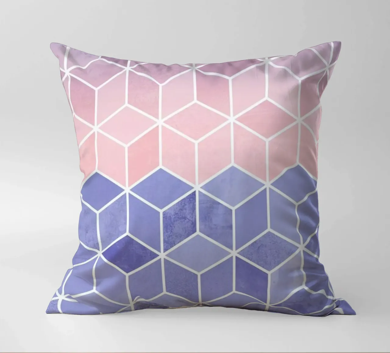 Rose Quartz and Serenity Cubes cuscino da Elisabeth Fredriksson