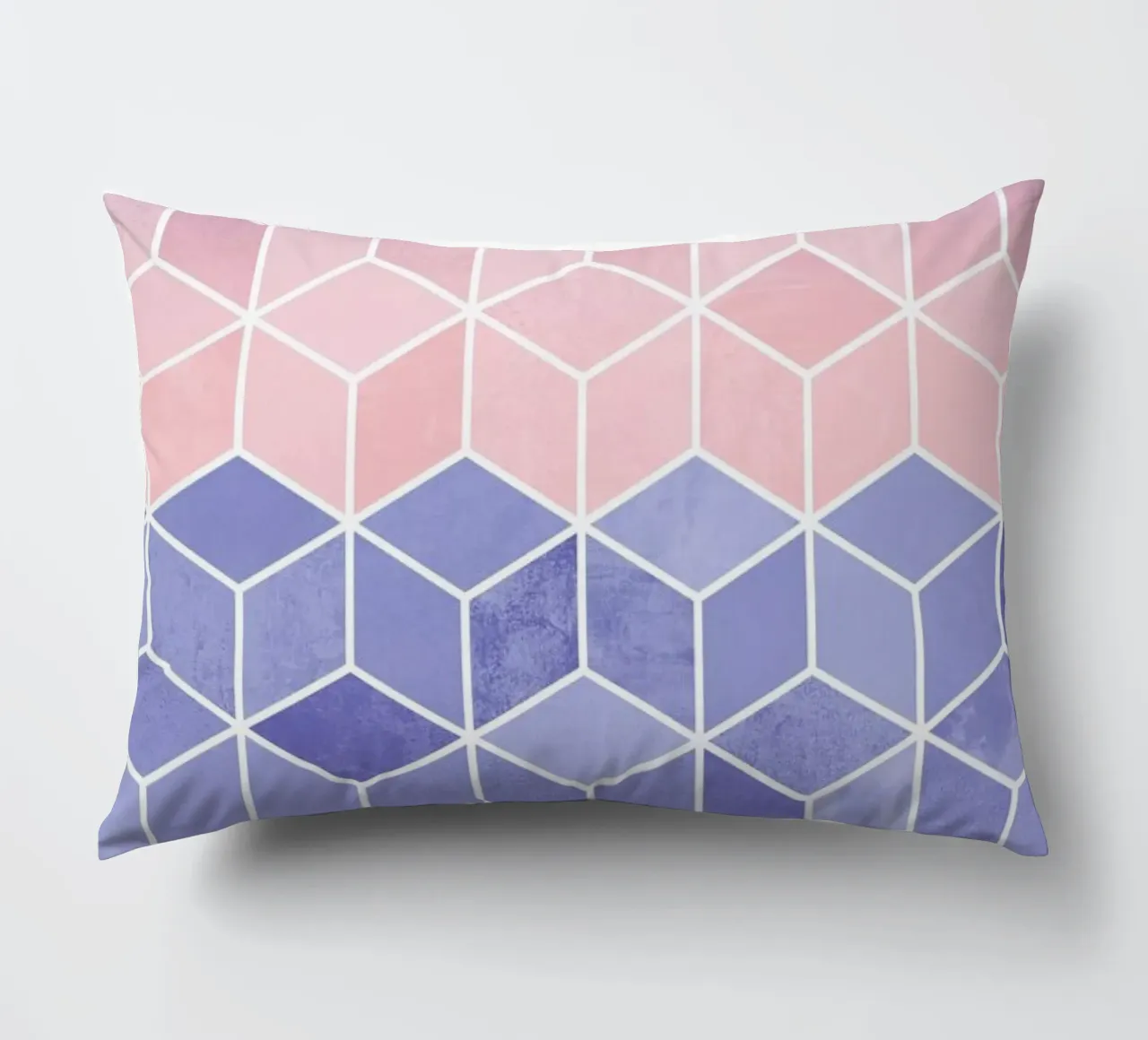 Rose Quartz and Serenity Cubes cuscino da Elisabeth Fredriksson