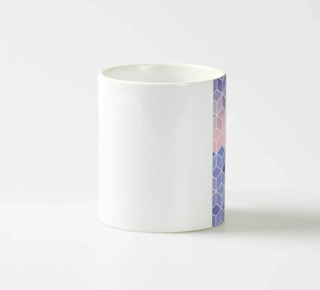 Rose Quartz and Serenity Cubes Keramik Tasse von Elisabeth Fredriksson