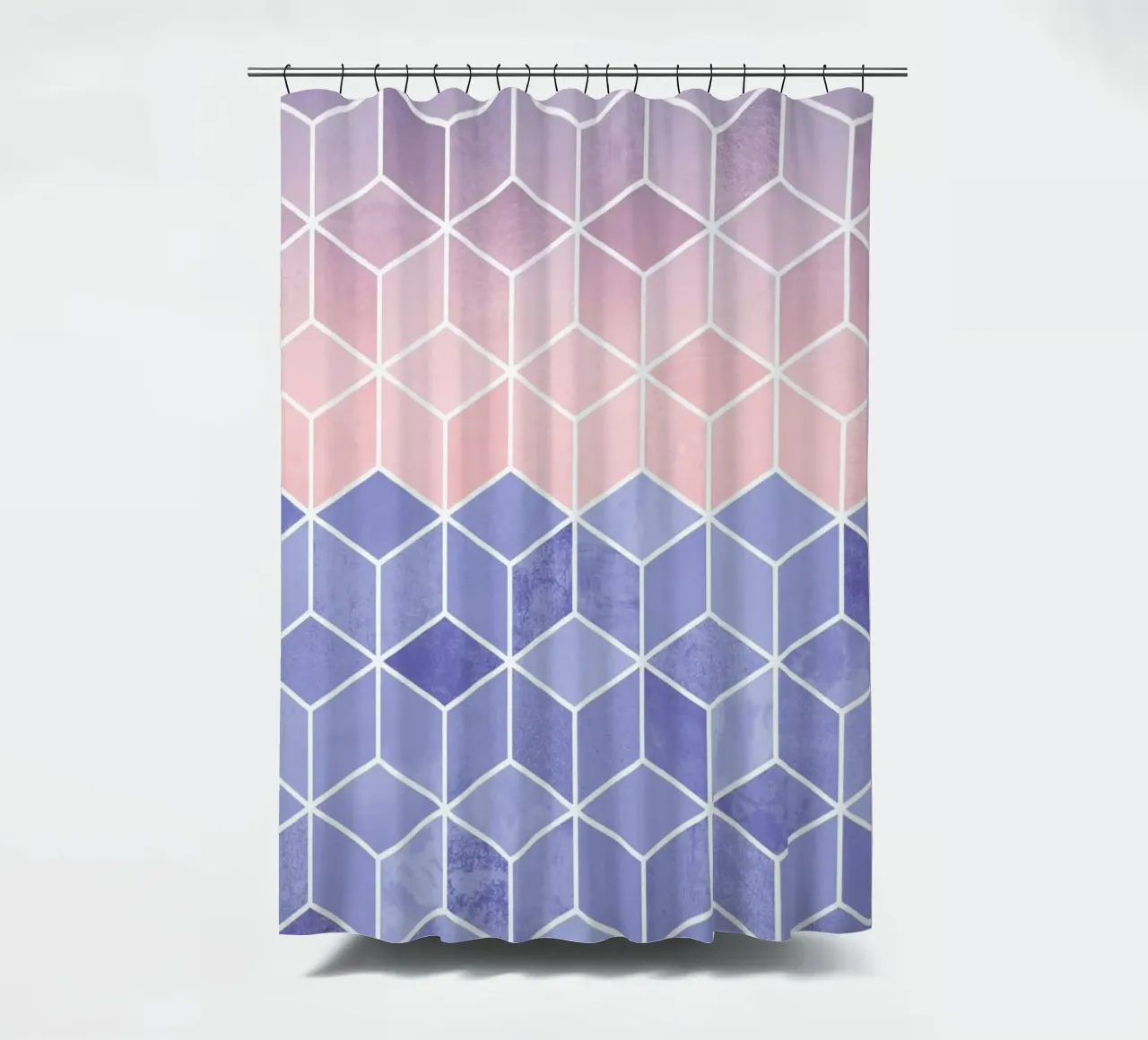 Rose Quartz and Serenity Cubes tenda da doccia da Elisabeth Fredriksson