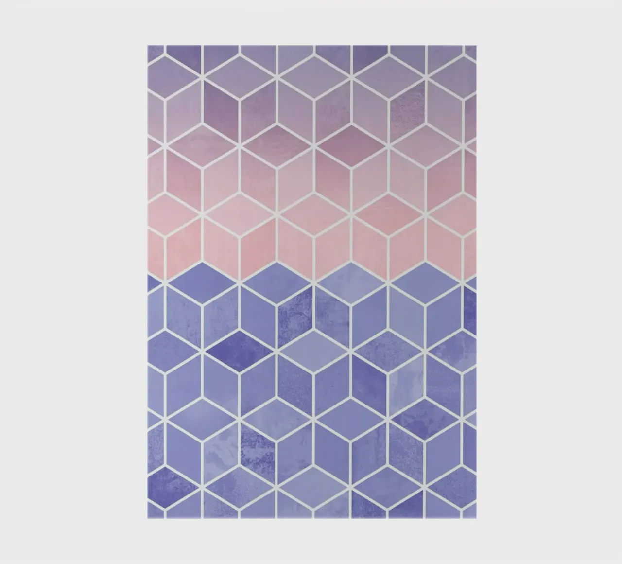 Rose Quartz and Serenity Cubes notebook by Elisabeth Fredriksson