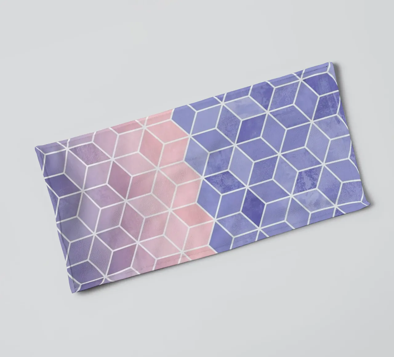 Rose Quartz and Serenity Cubes asciugamano da bagno da Elisabeth Fredriksson