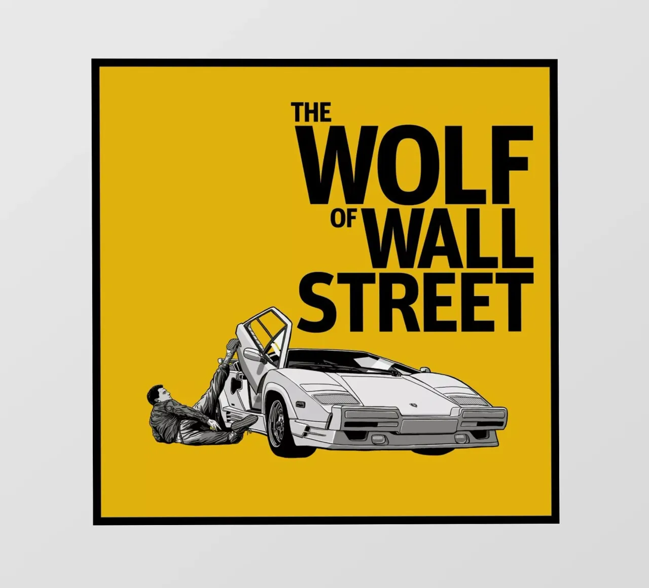 The Wolf of Wall Street backlit film by Federico Mancosu