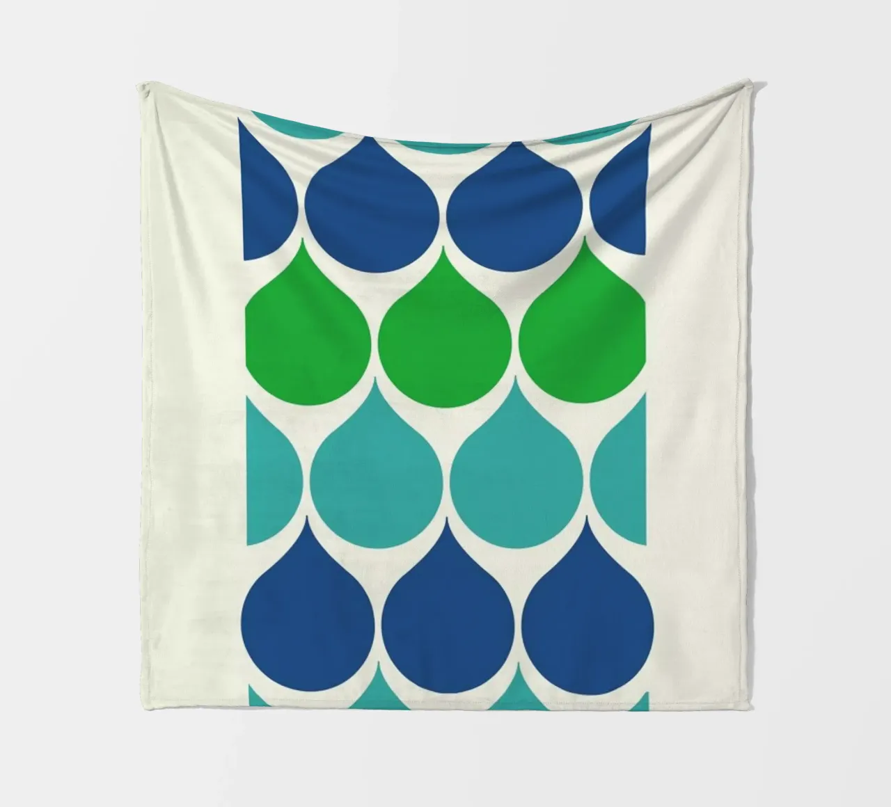 Raindrops Fleecedecke von Bo Lundberg