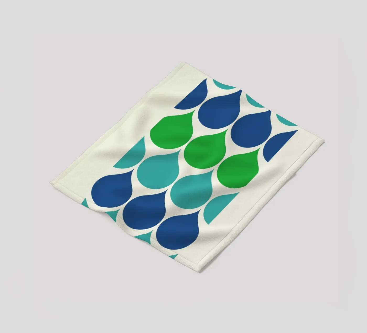 Raindrops Fleecedecke von Bo Lundberg