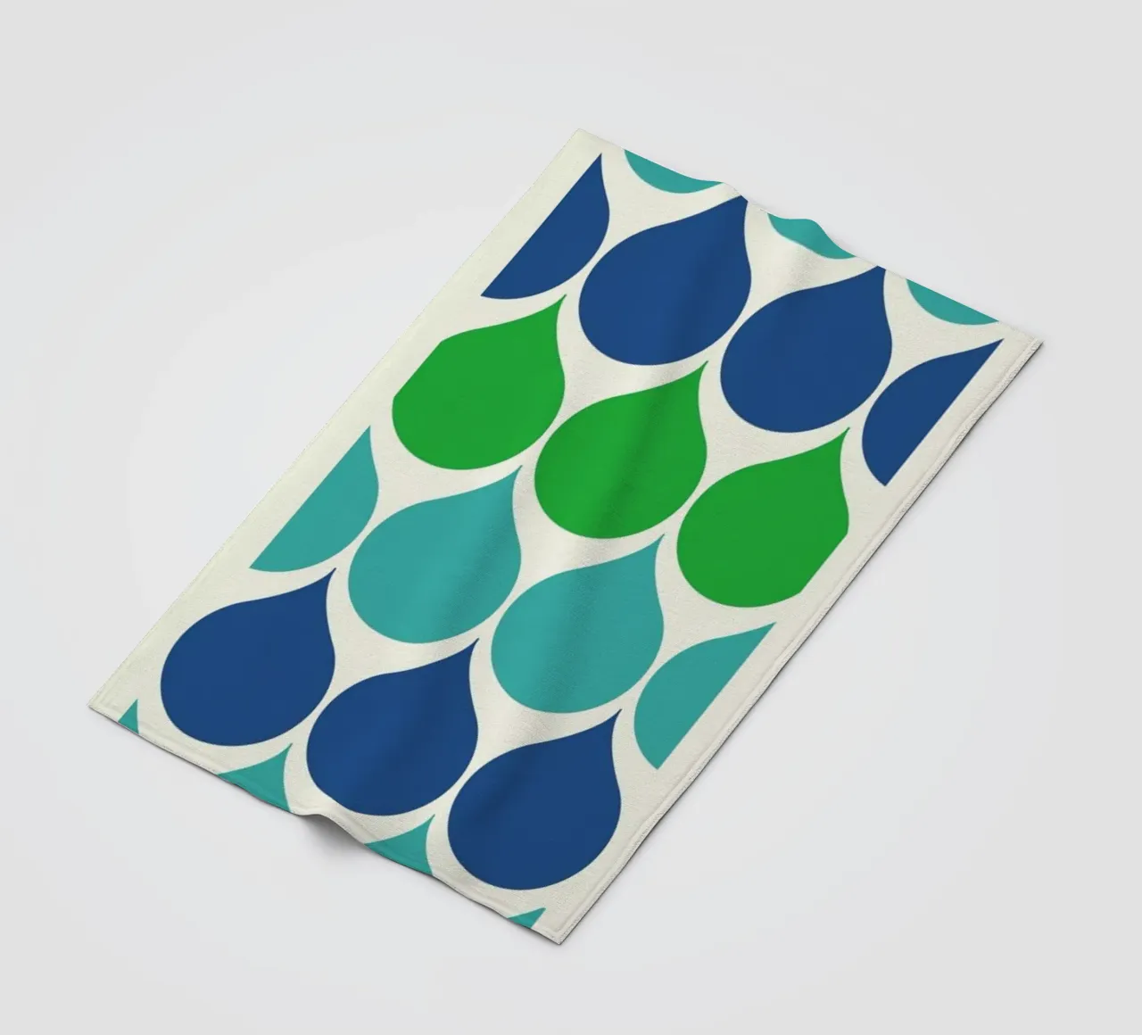 Raindrops Fleecedecke von Bo Lundberg