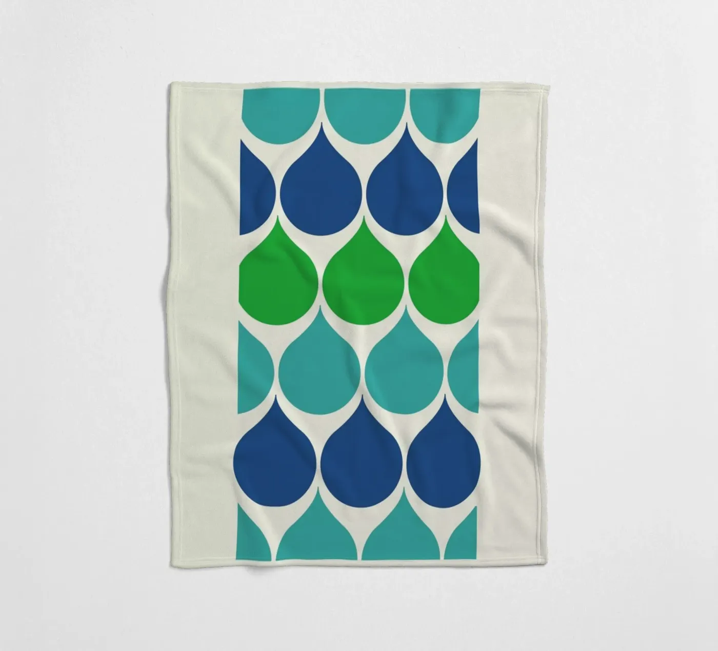 Raindrops Fleecedecke von Bo Lundberg