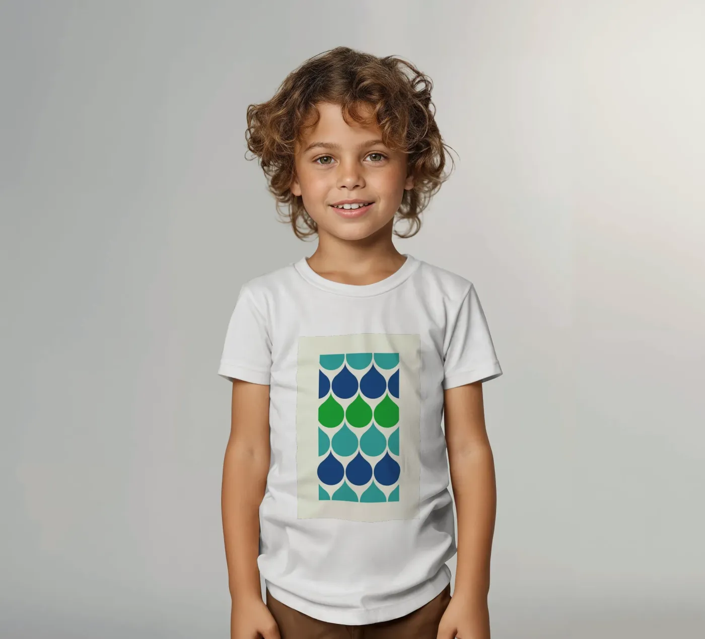 Raindrops Kinder T-Shirt von Bo Lundberg