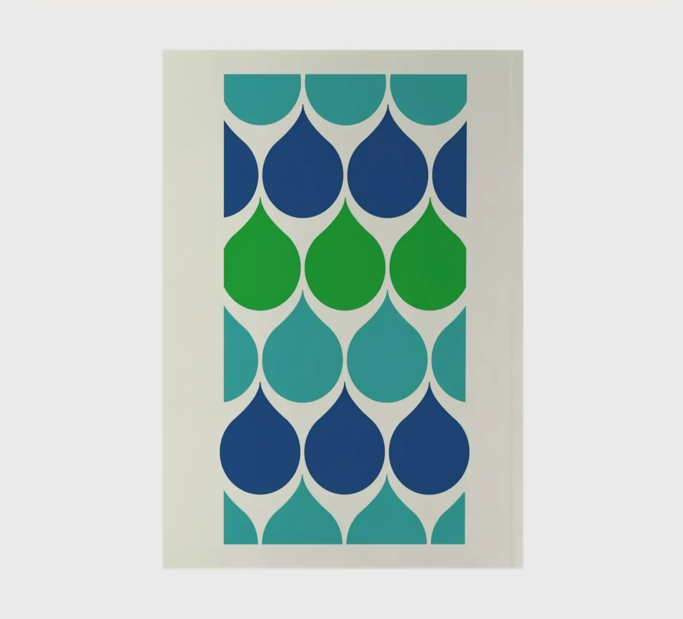 Raindrops notebook by Bo Lundberg