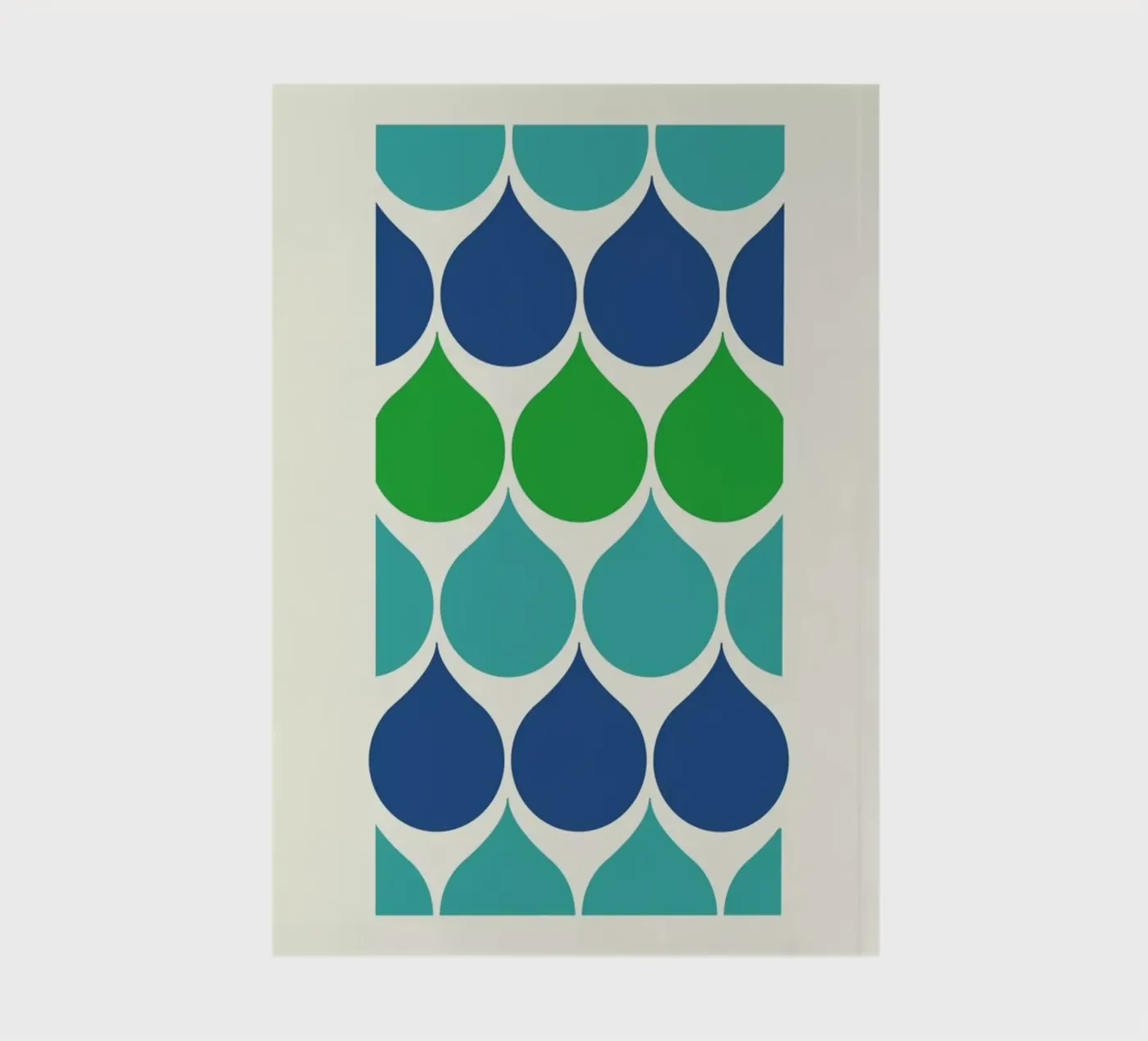 Raindrops notebook by Bo Lundberg