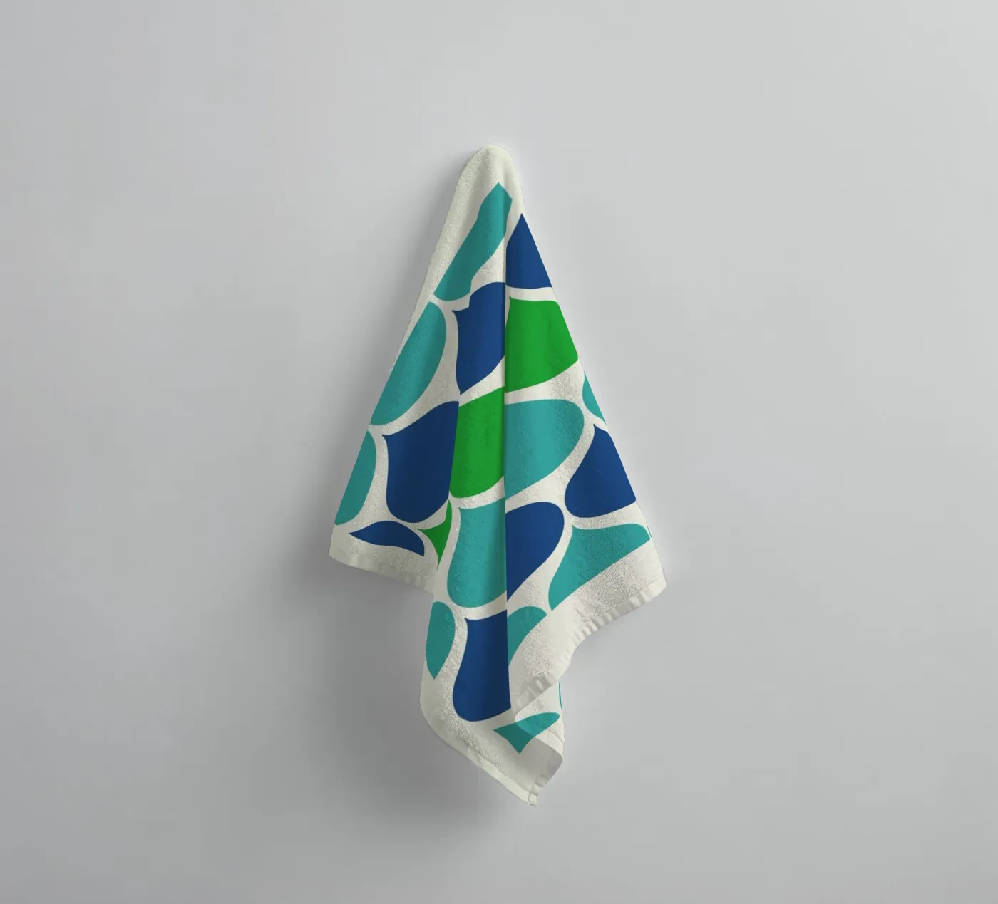 Raindrops badhanddoek van Bo Lundberg