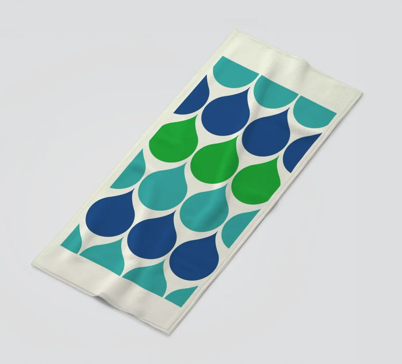 Raindrops strandhanddoek van Bo Lundberg