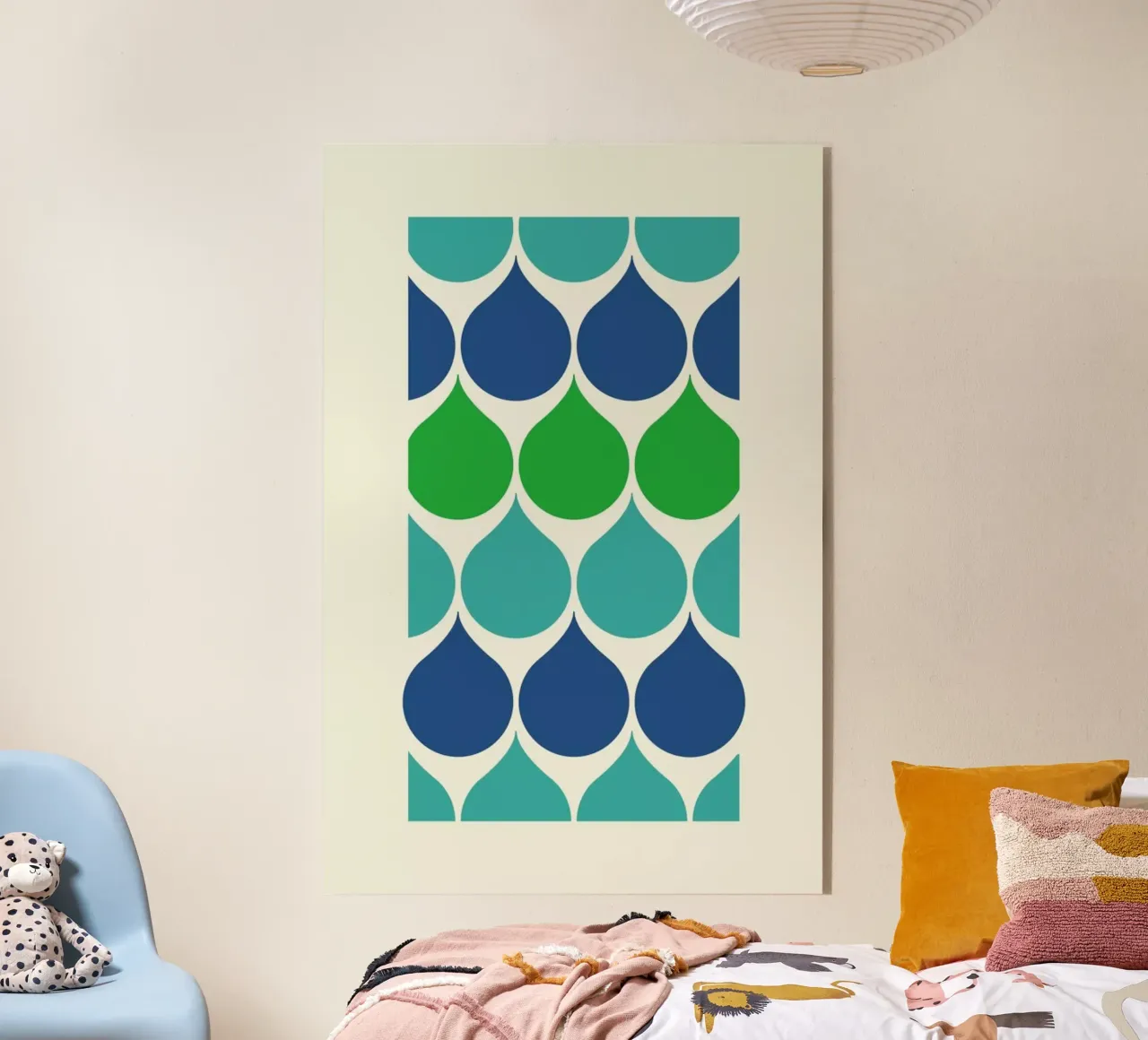 Raindrops acrylic glass by Bo Lundberg