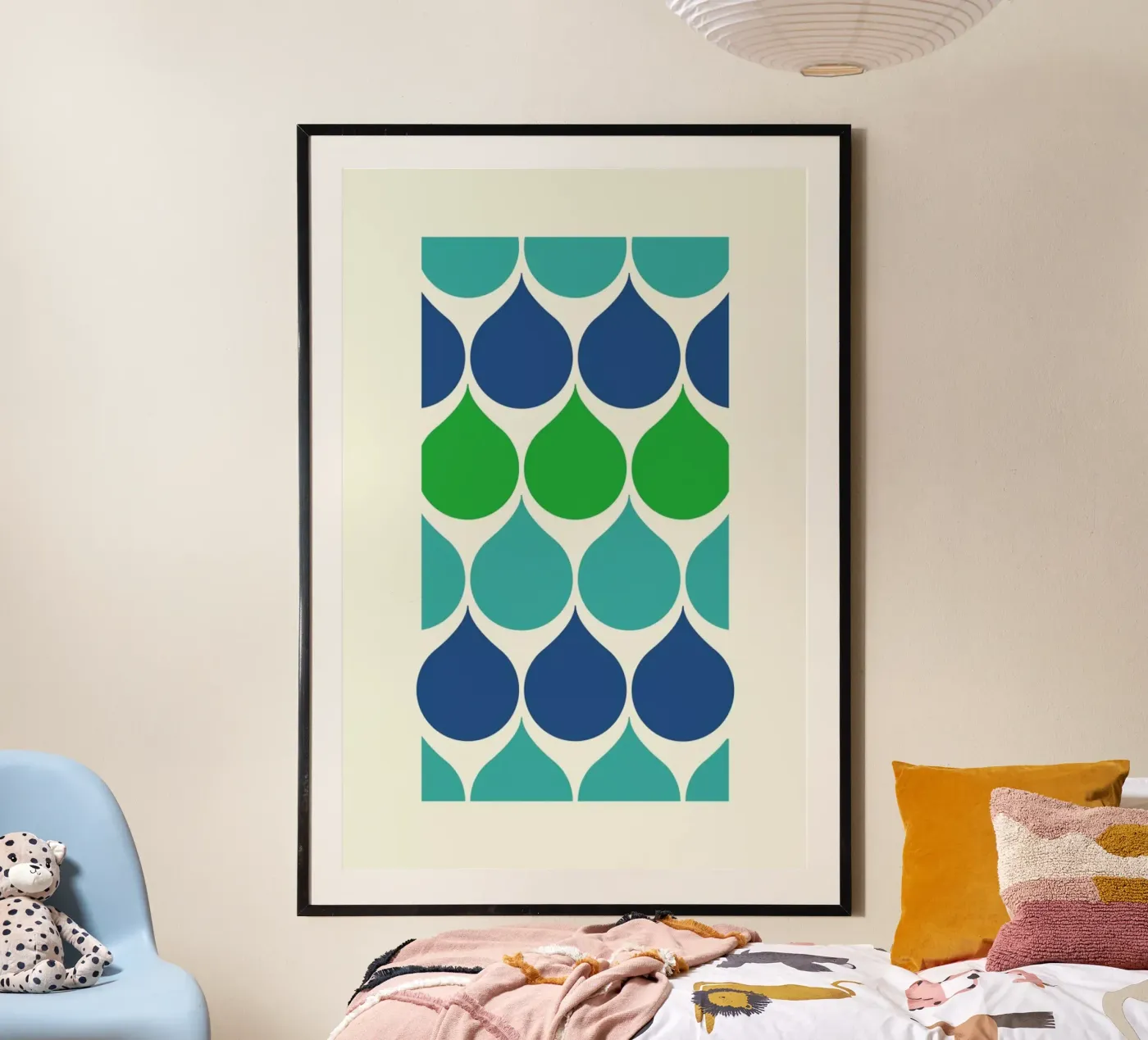 Raindrops poster by Bo Lundberg