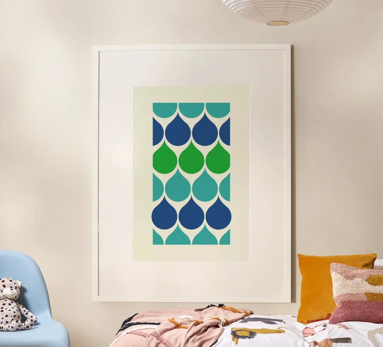 Raindrops poster by Bo Lundberg