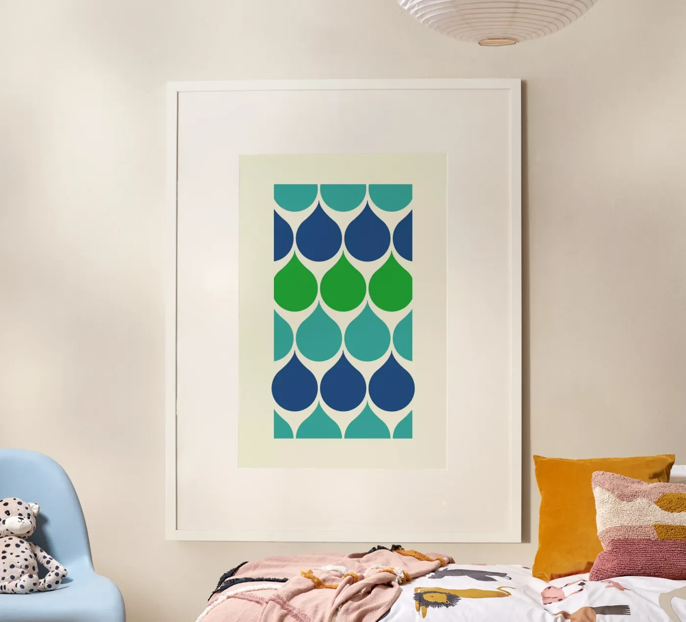 Raindrops poster by Bo Lundberg