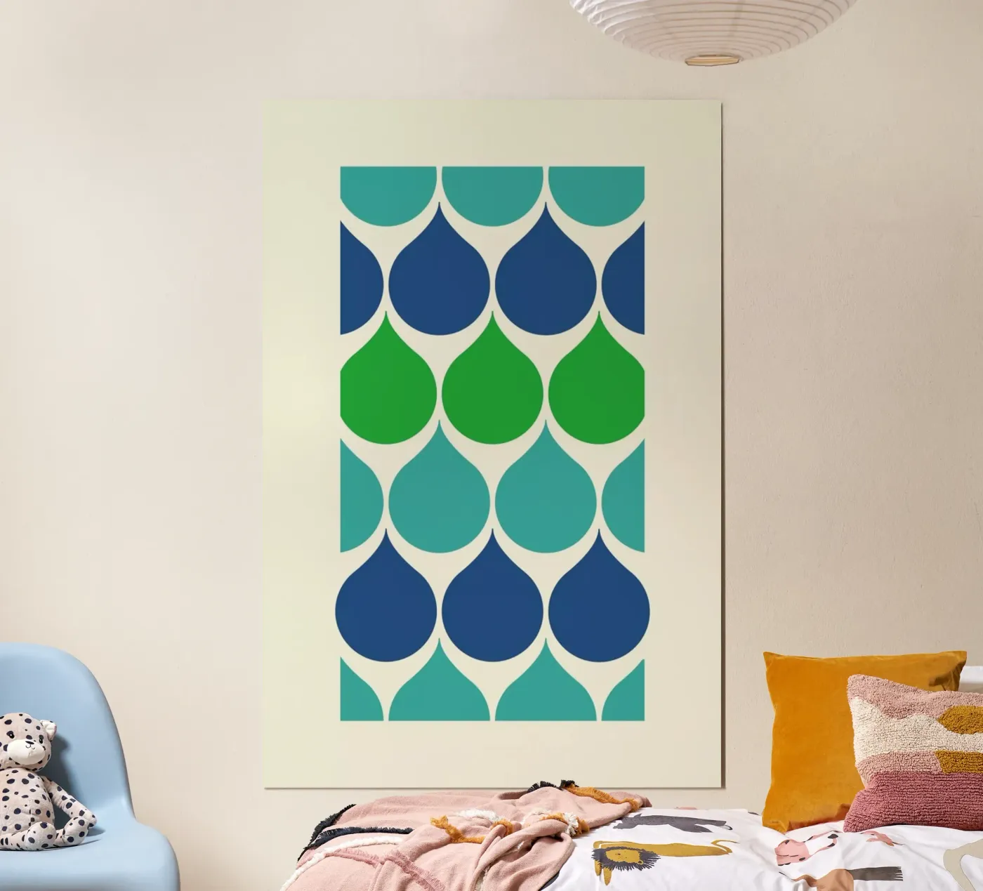 Raindrops poster by Bo Lundberg