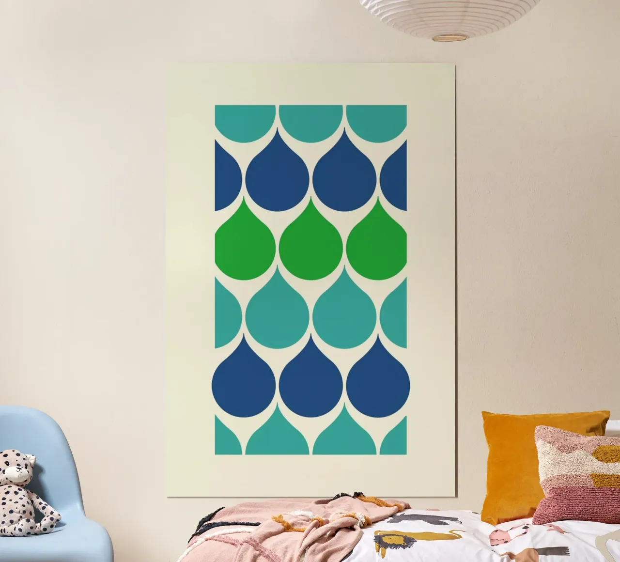 Raindrops poster by Bo Lundberg