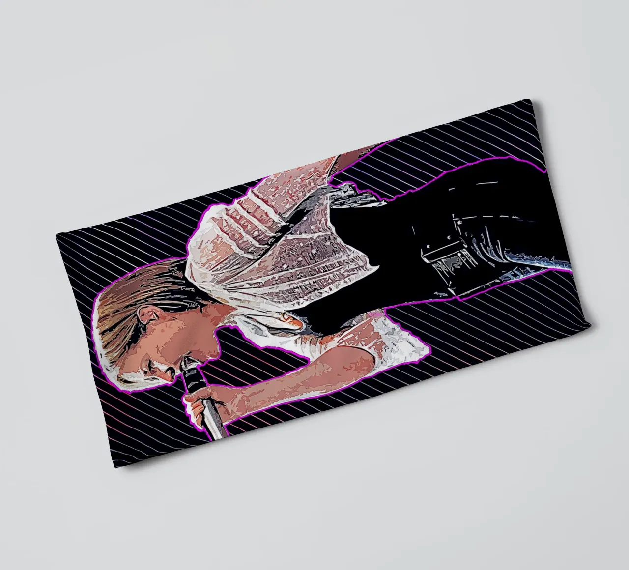 Art of Dido towel by neonartroom
