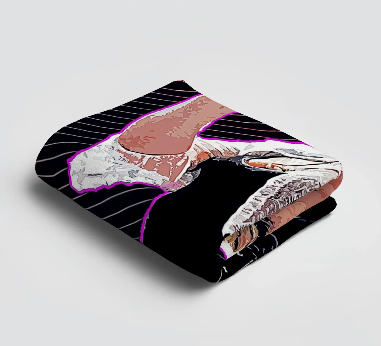 Art of Dido towel by neonartroom