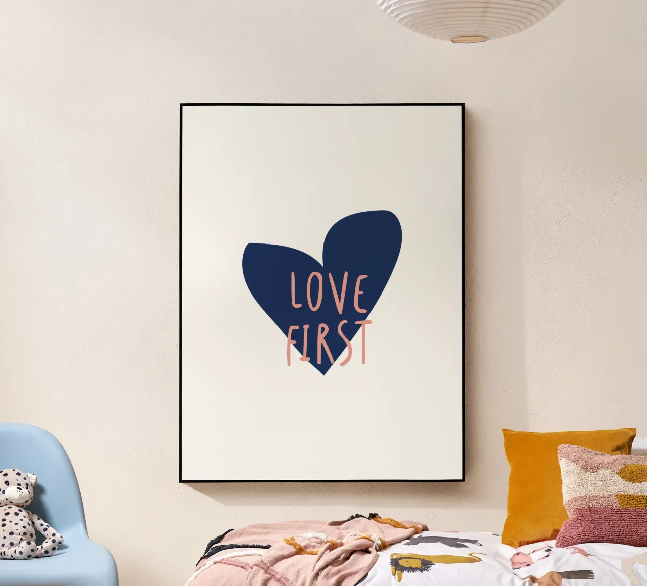 Love fist acrylic glass by Constanze Art Direction