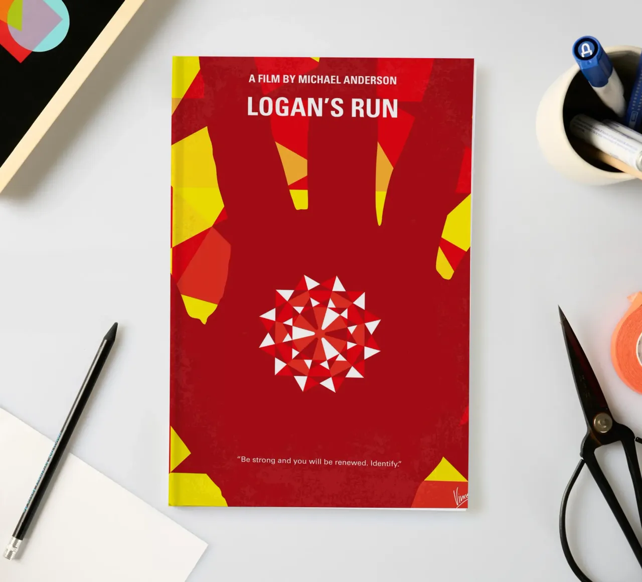 No1191 My Logans Run minimal movie poster diario da Chungkong
