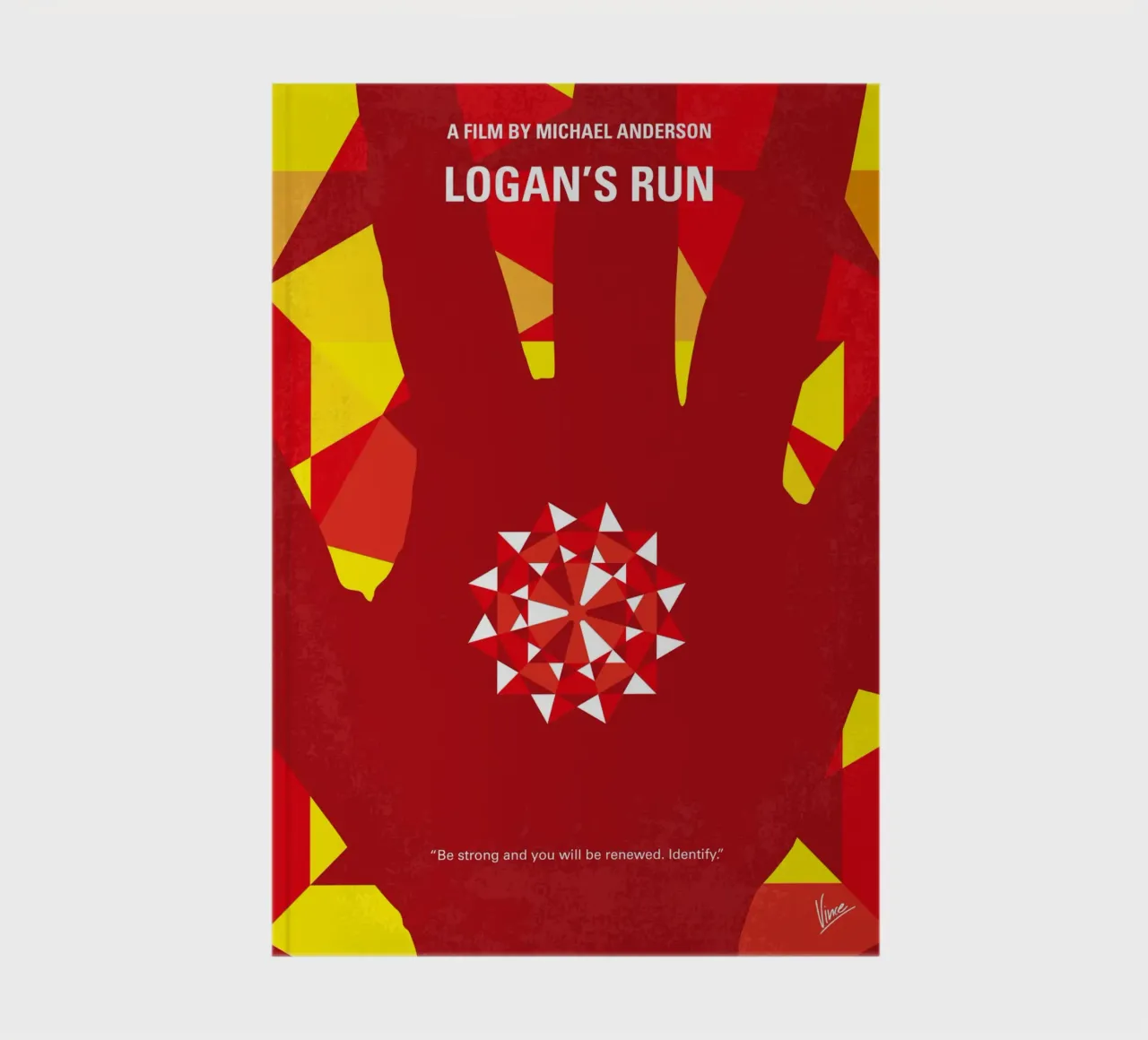 No1191 My Logans Run minimal movie poster diario da Chungkong