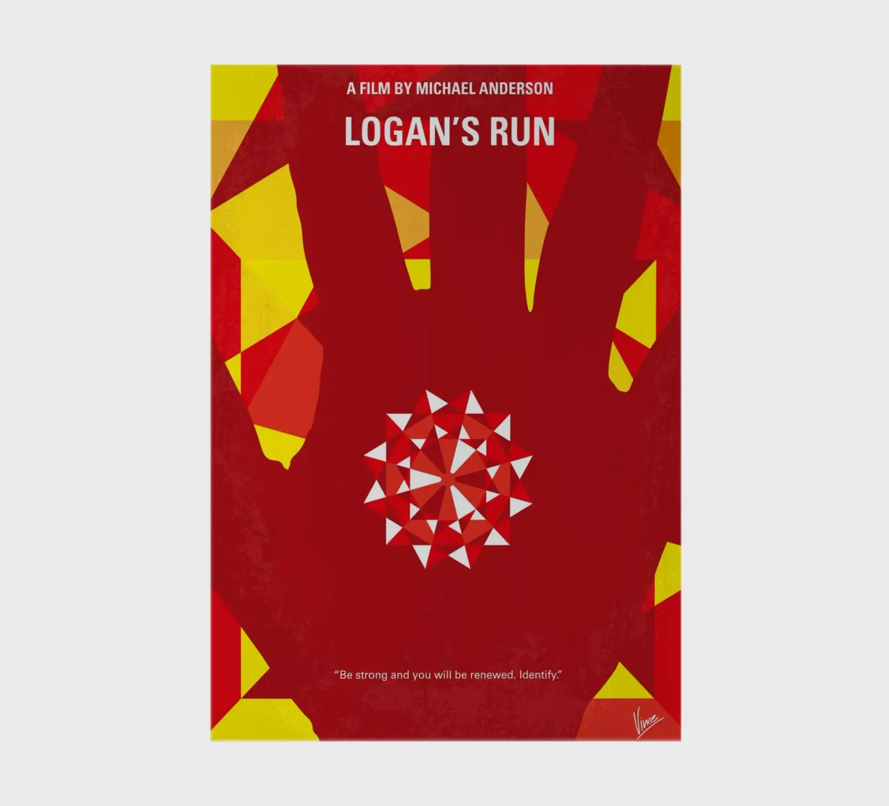 No1191 My Logans Run minimal movie poster diario da Chungkong