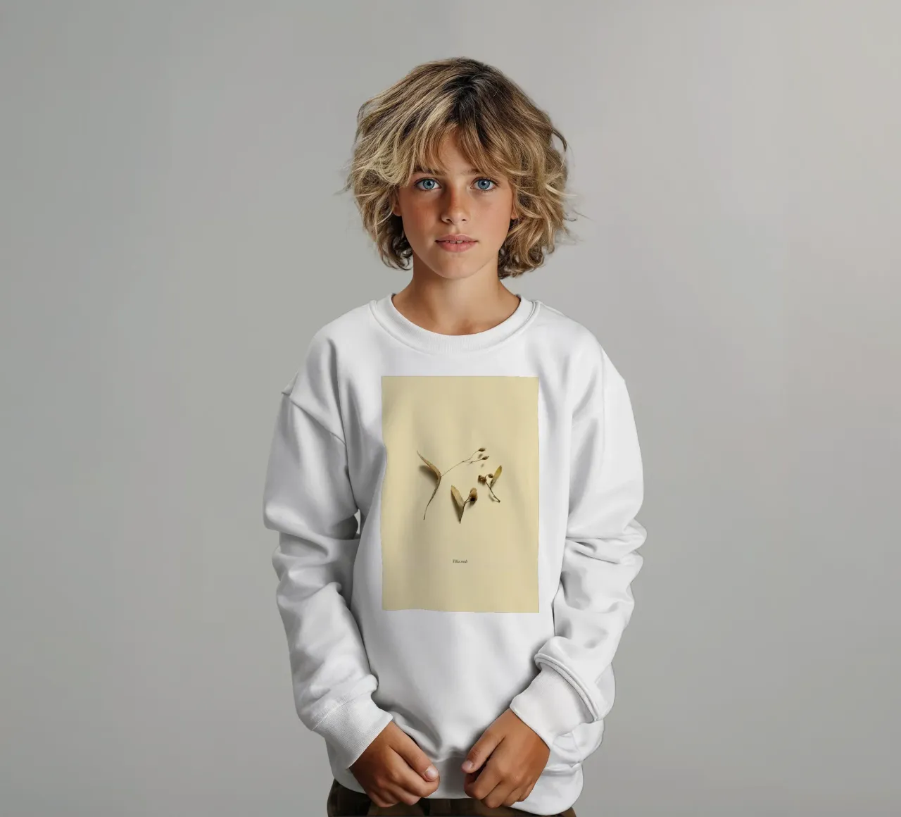 Botanico VI felpa bambino da Elena Veronese