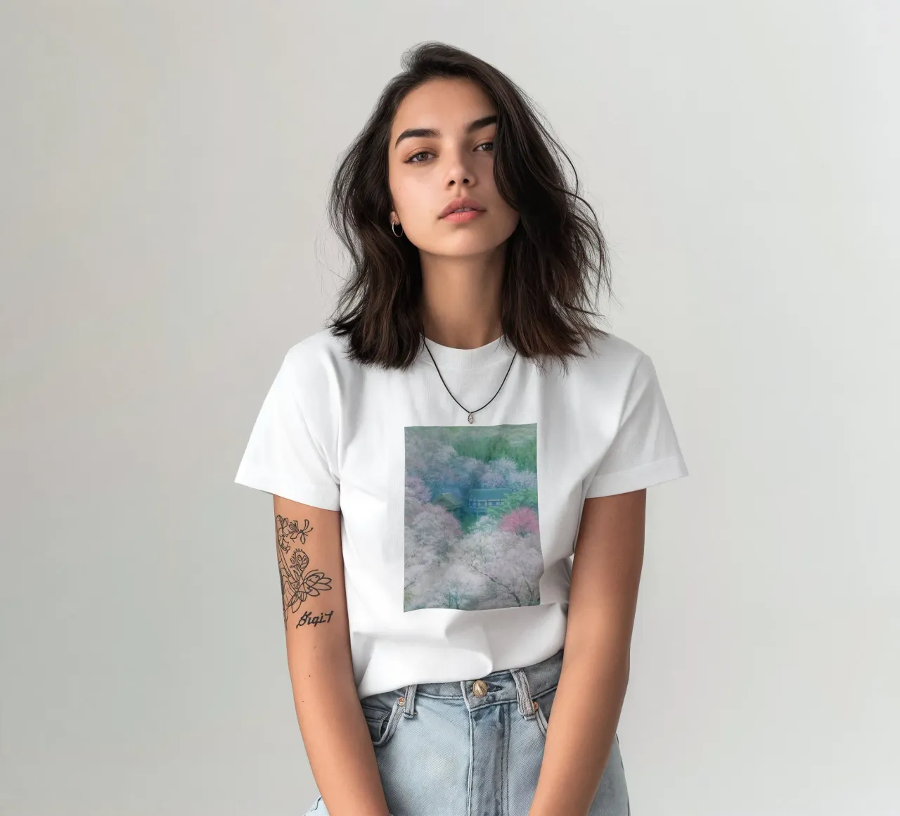 Foresta di primavera t-shirt da Noji-Mikiko