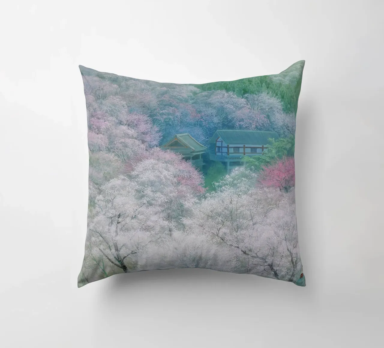 Foresta di primavera cuscino da Noji-Mikiko