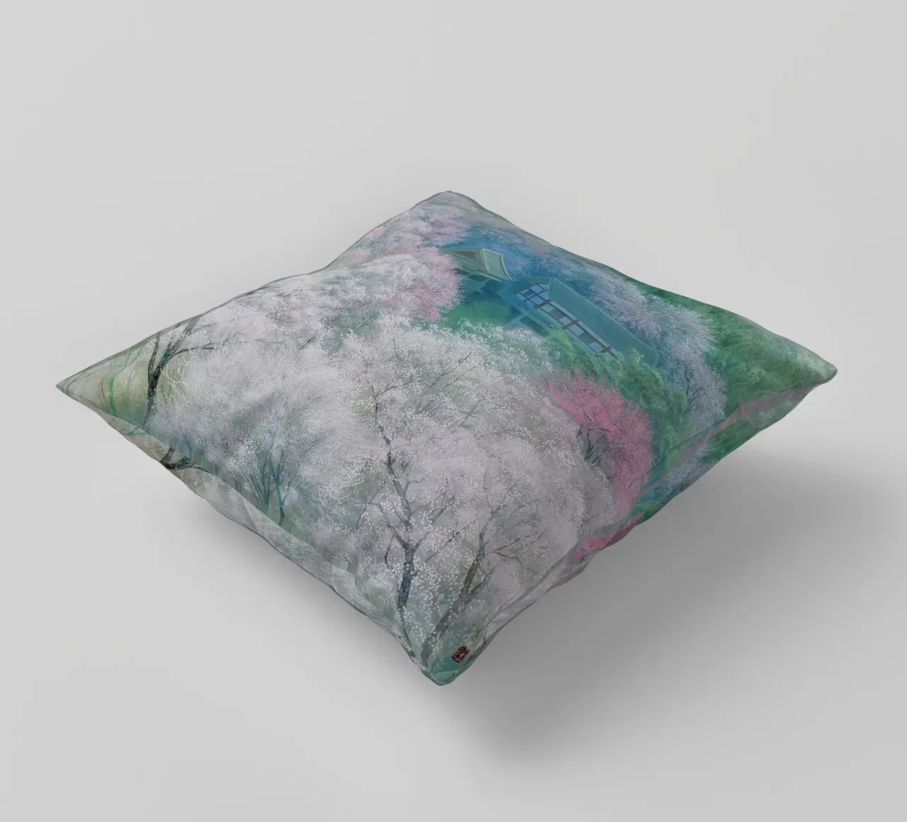 Foresta di primavera cuscino da Noji-Mikiko