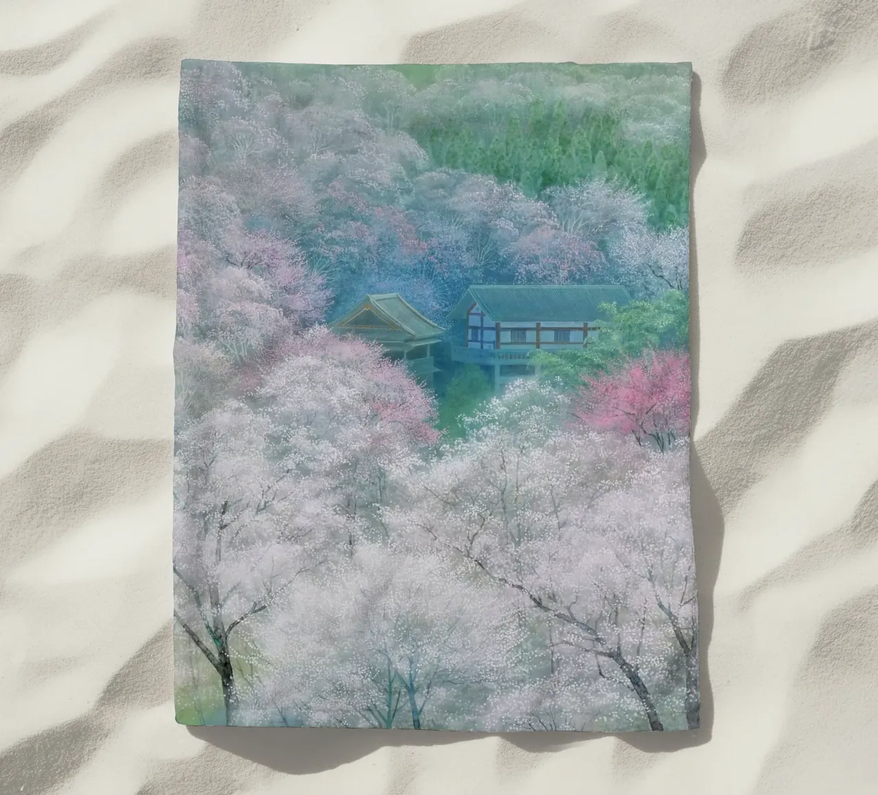 Foresta di primavera telo mare da Noji-Mikiko