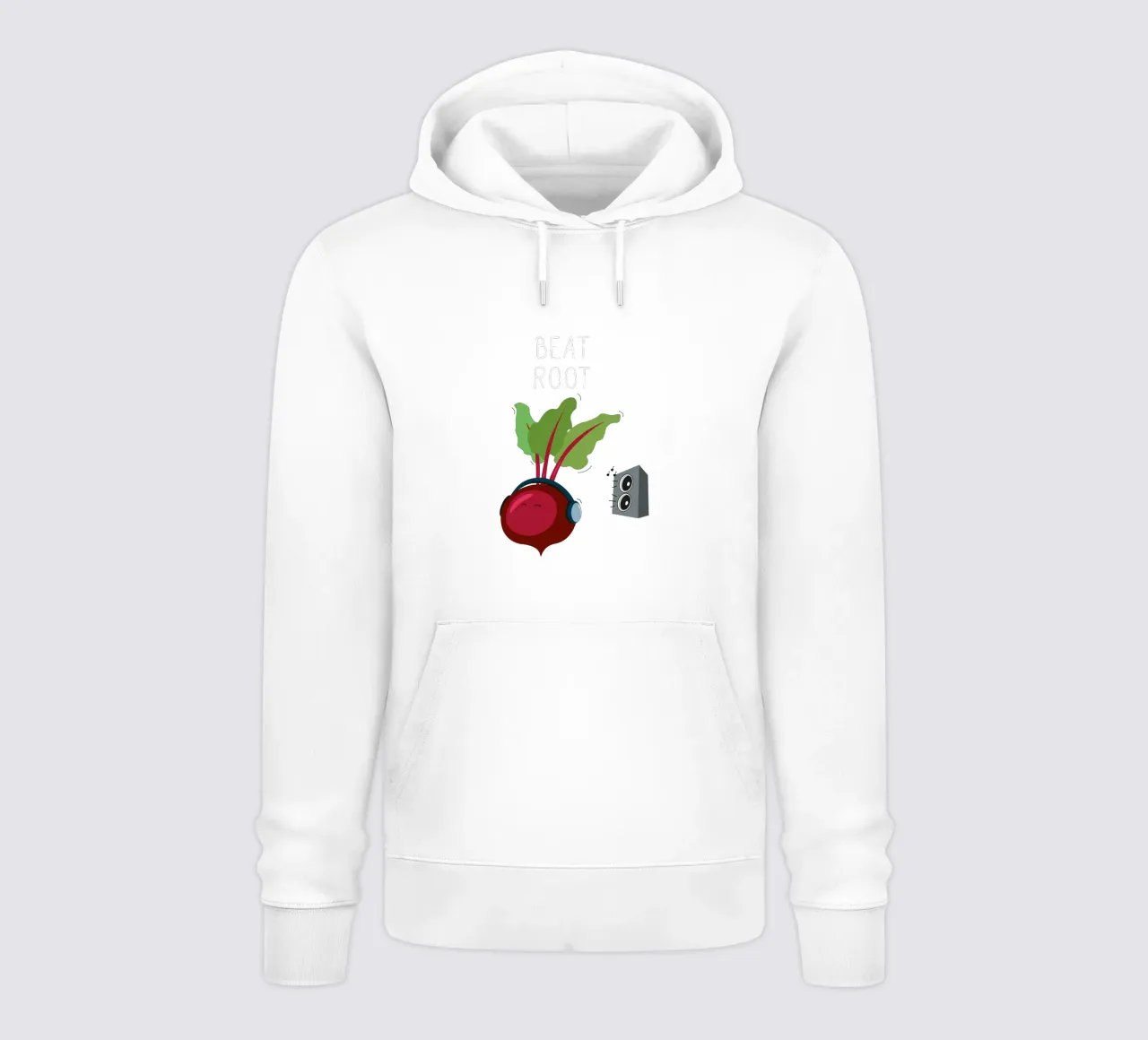Beat Root – Rote Bete hoodie by Constanze Art Direction