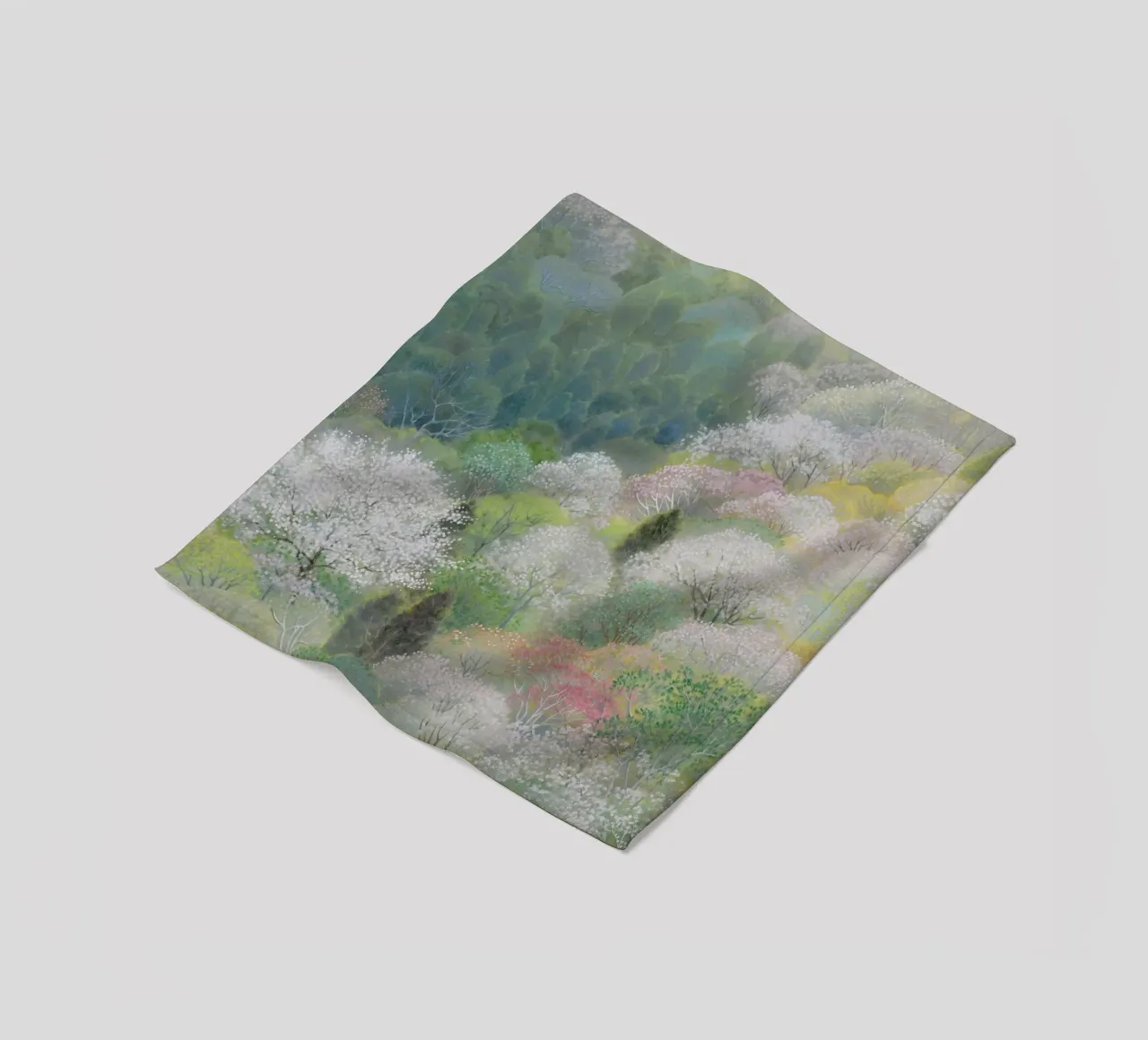 Fiori di ciliegio selvatico coperta in pile da Noji-Mikiko