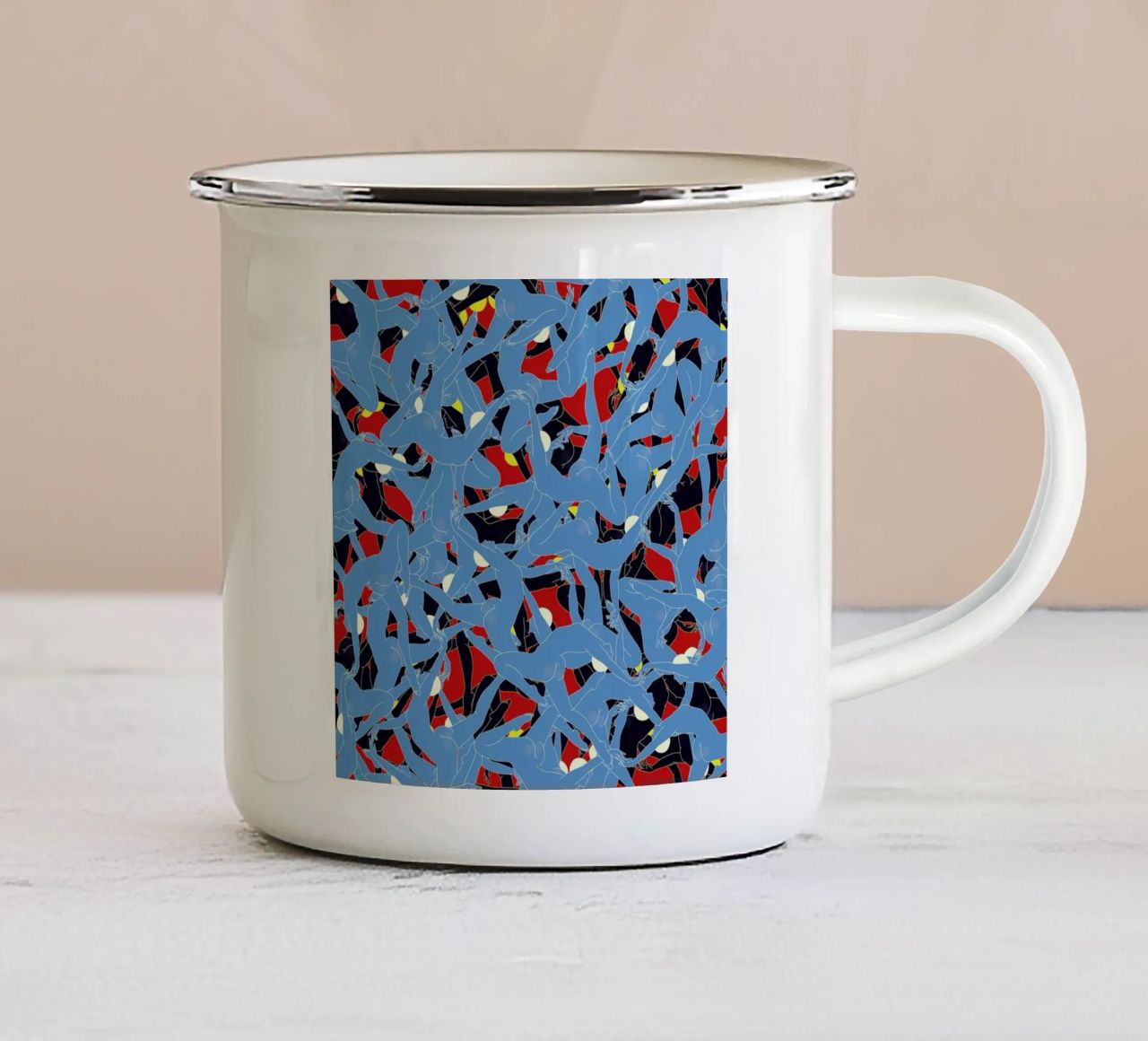 Touch tazza in smalto da Ruei