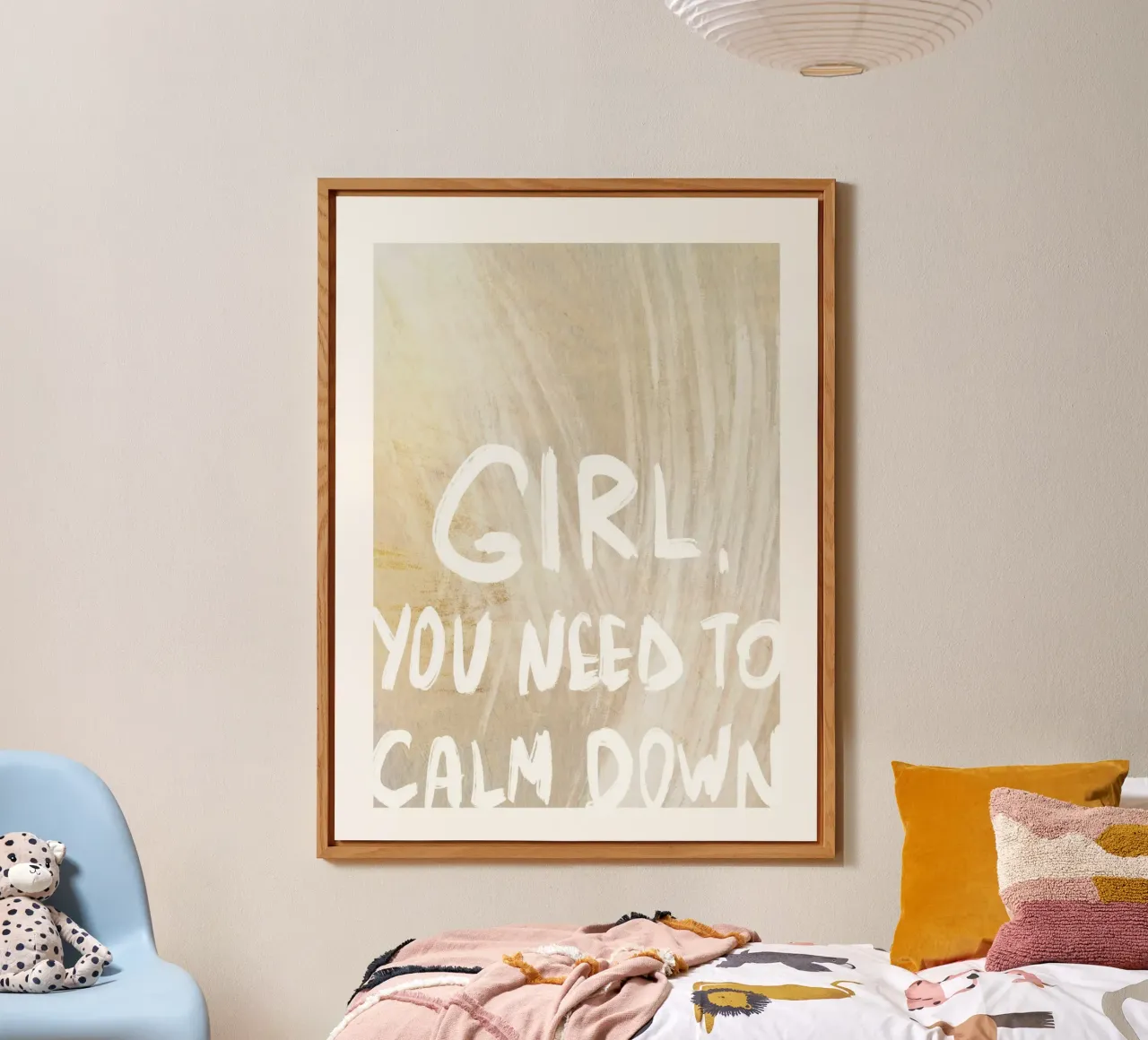 Girl You Need To Calm Down alluminio dibond da treechild
