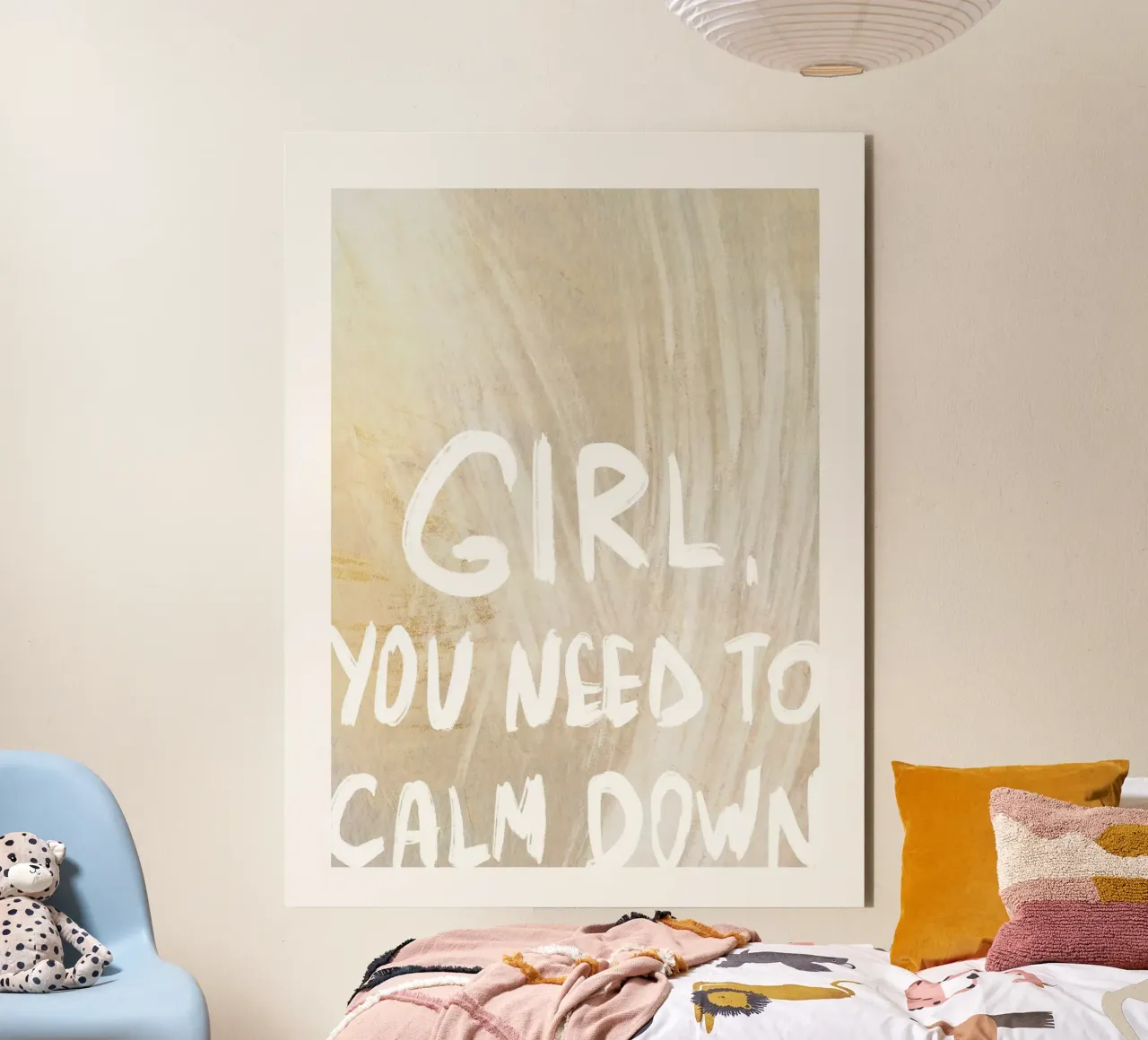 Girl You Need To Calm Down alluminio dibond da treechild
