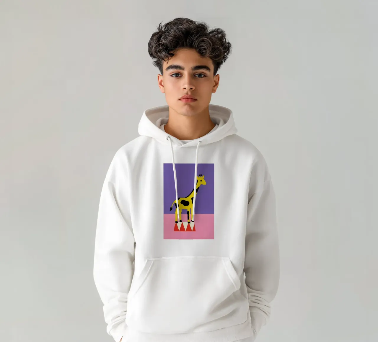 Giraffe Aloopi felpa con cappuccio da Rosi Feist