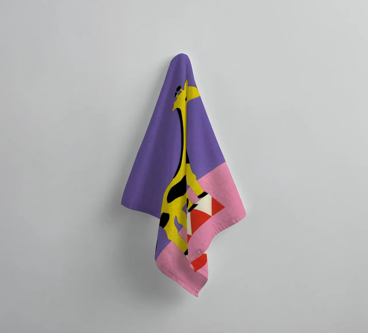 Giraffe Aloopi badhanddoek van Rosi Feist