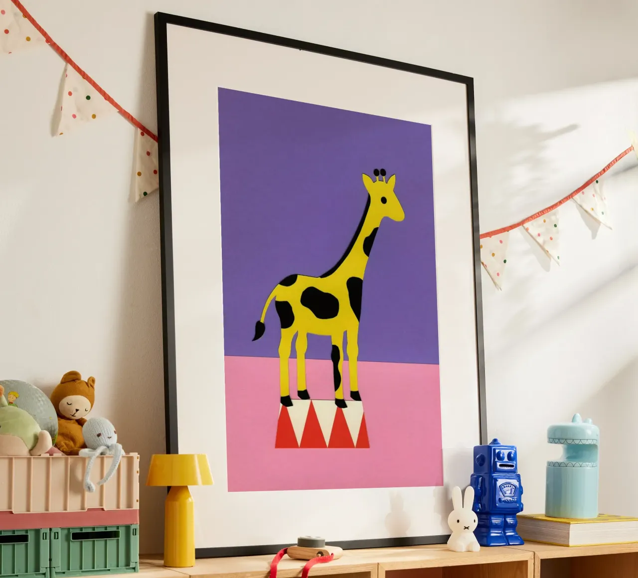Giraffe Aloopi hahnemühle by Rosi Feist